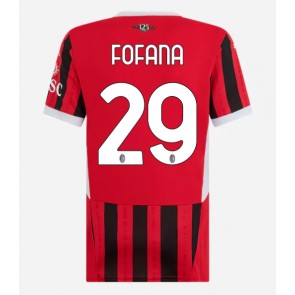 Billiga AC Milan Youssouf Fofana #29 Hemmatröja Dam 2024-25 Kortärmad